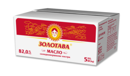 Масло солодковершкове селянське “Золотава” 82,0%