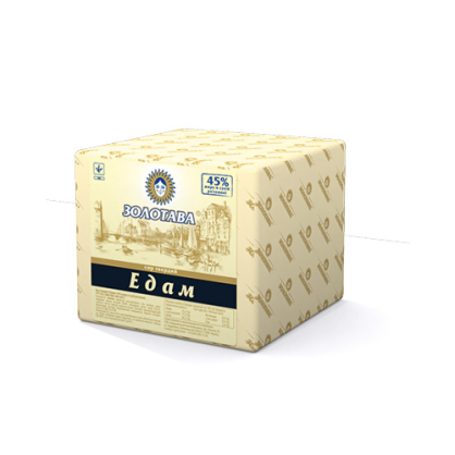 Сир твердий "Едам" "Золотава" 45,0%, напівбрус